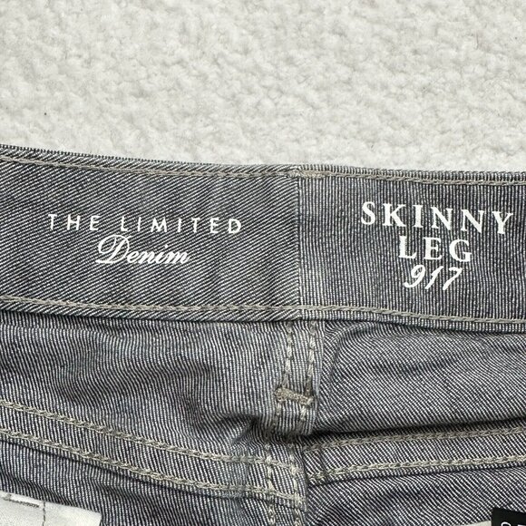 Limited Women's 917 Ankle Stretch Premium Denim Skinny Leg Jeans Size 2 Gray - Picture 5 of 8